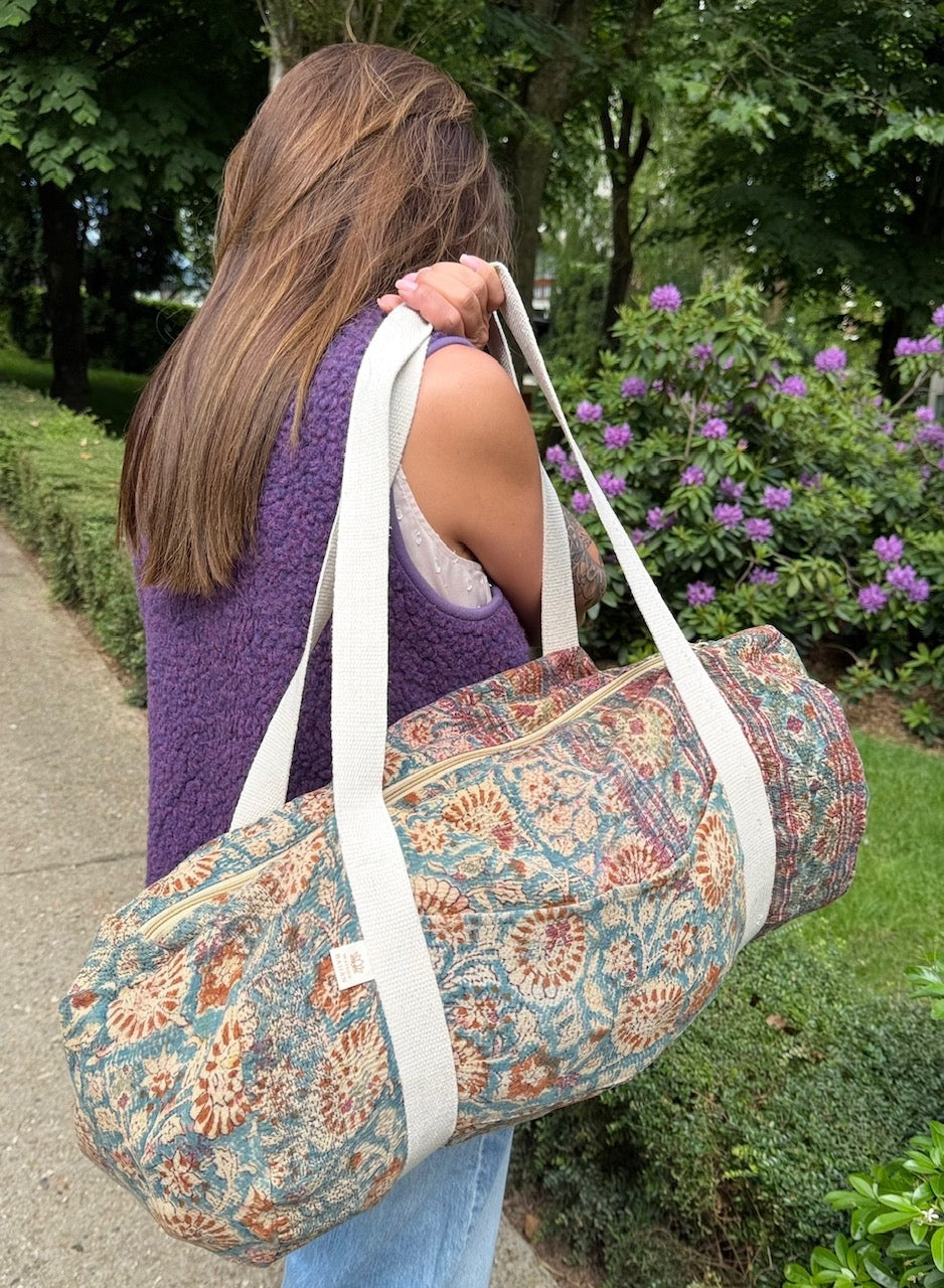Sac Week-end en Tissu Indien Kantha Aaron