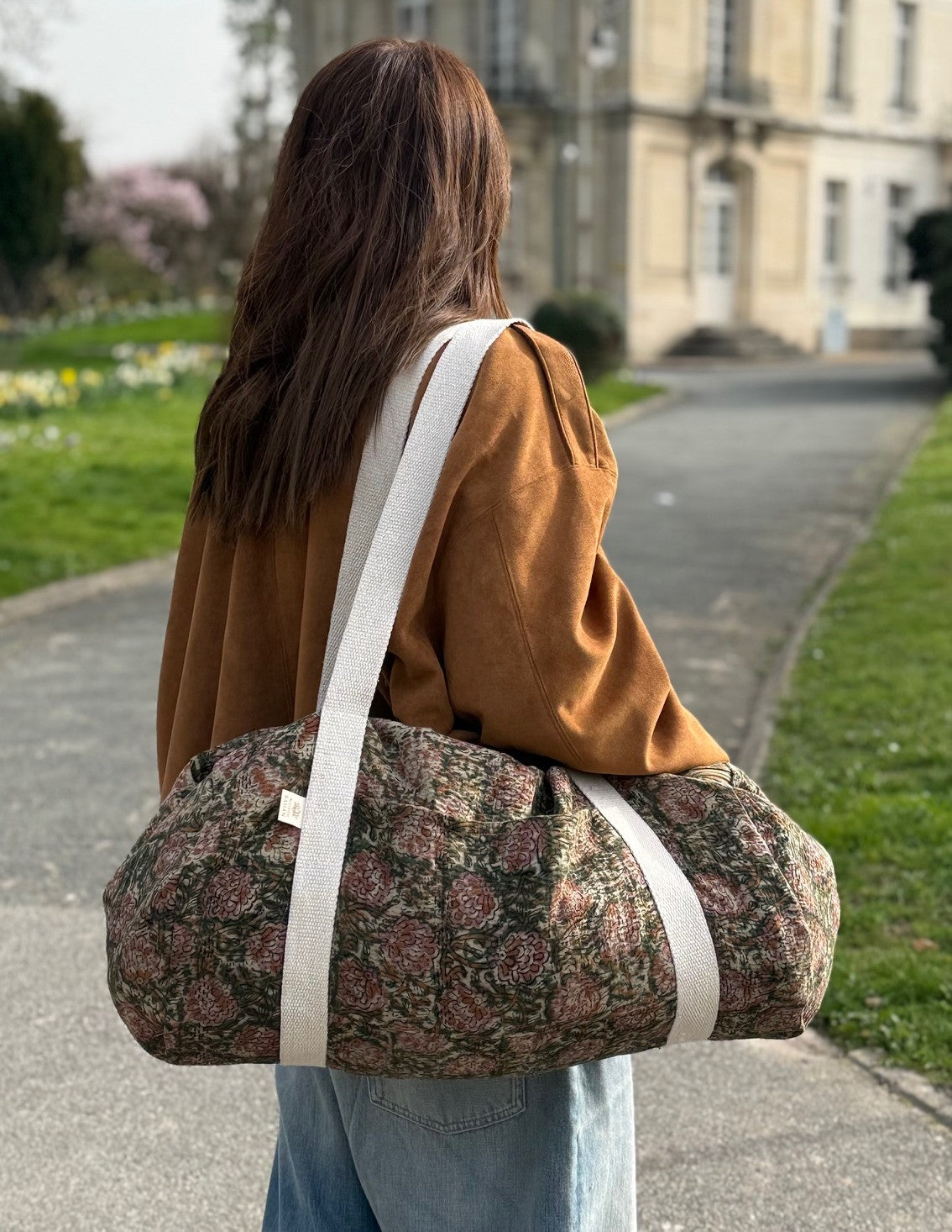Sac Week-end en Tissu Indien Kantha Alphonse