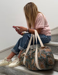 Sac Week-end en Tissu Indien Kantha Asara