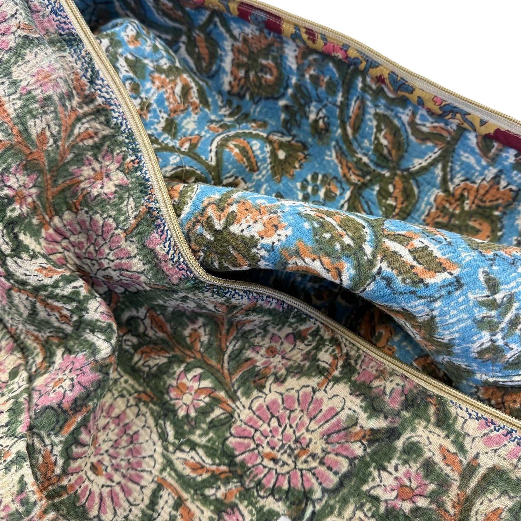 Sac Week-end en Tissu Indien Kantha Augustin