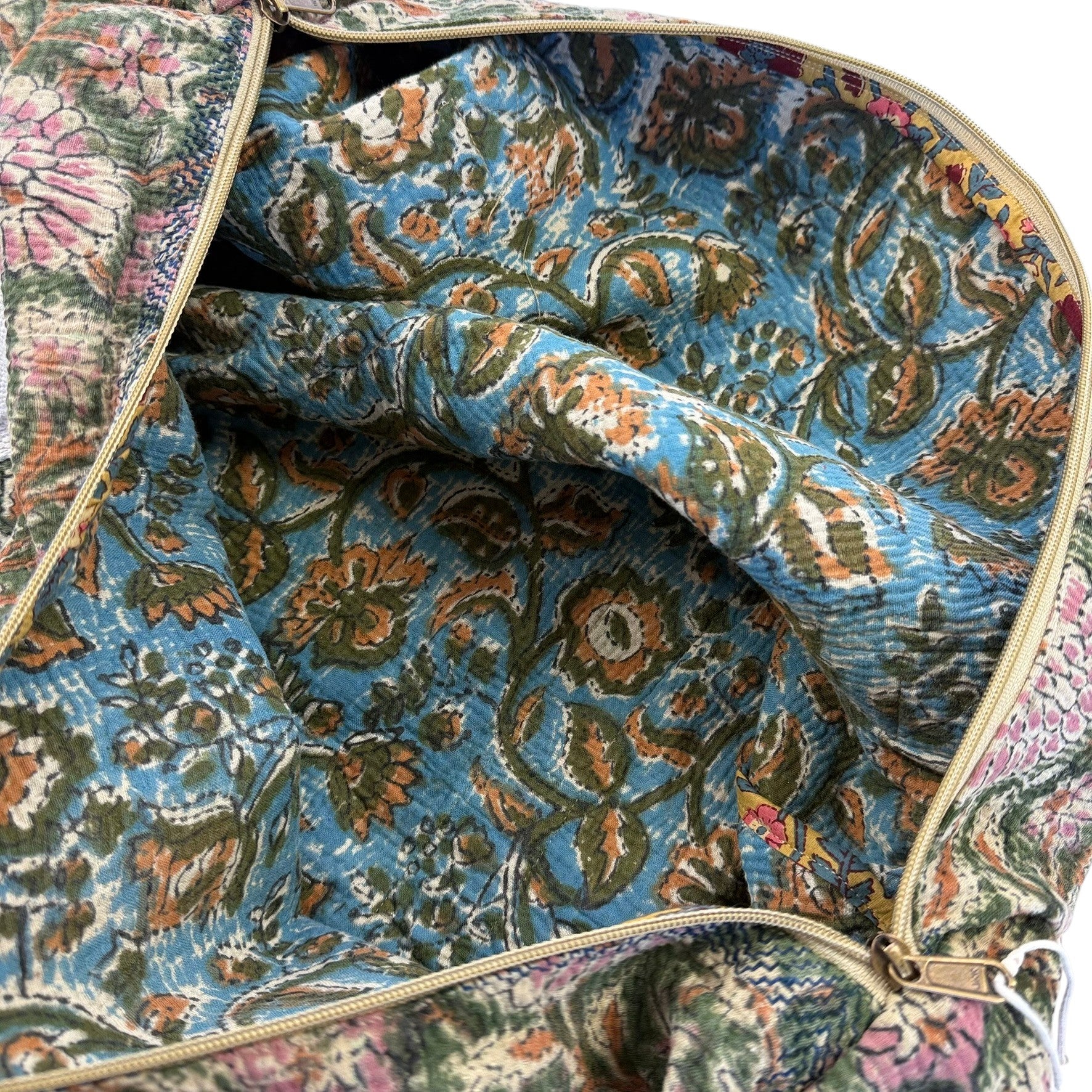 Sac Week-end en Tissu Indien Kantha Augustin