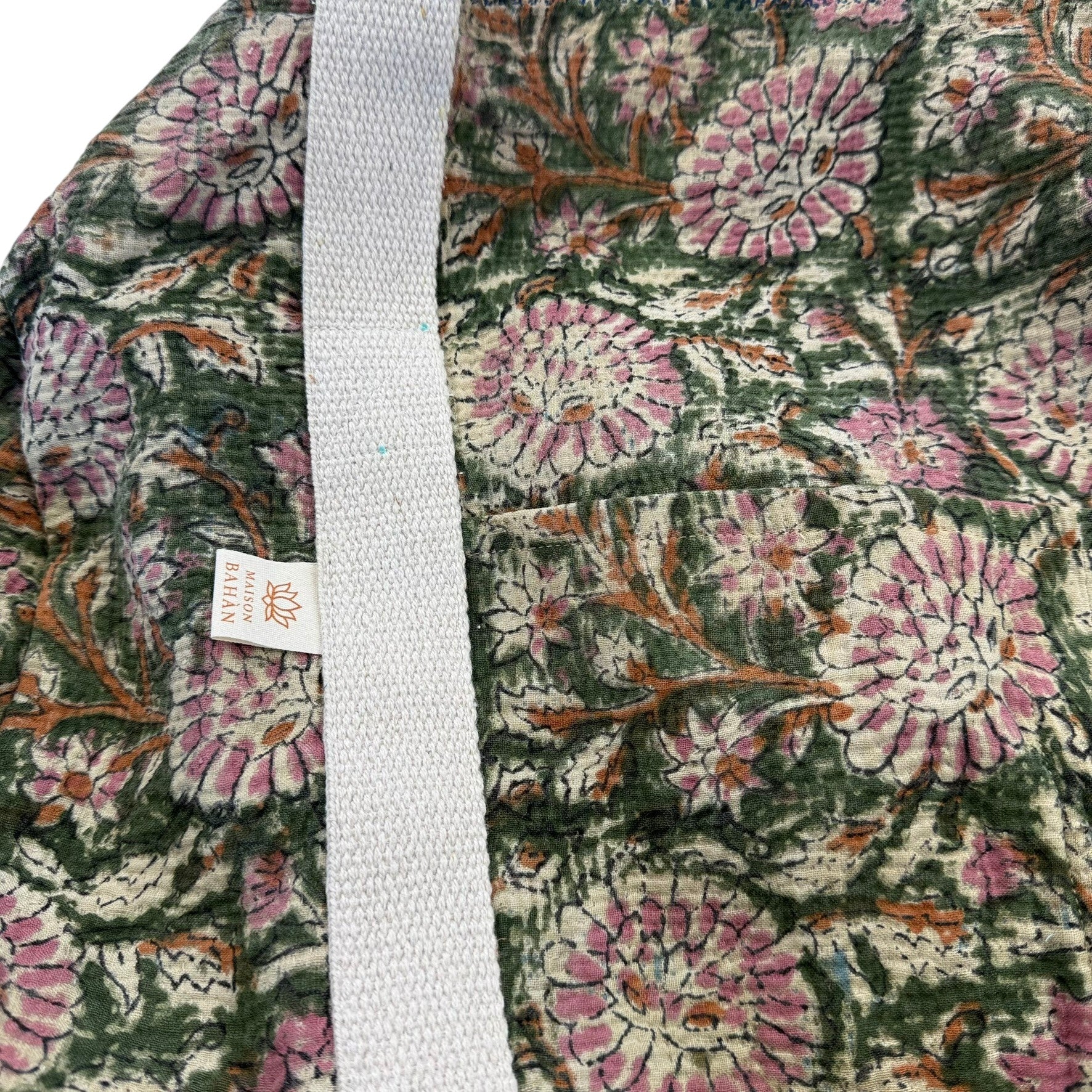Sac Week-end en Tissu Indien Kantha Augustin