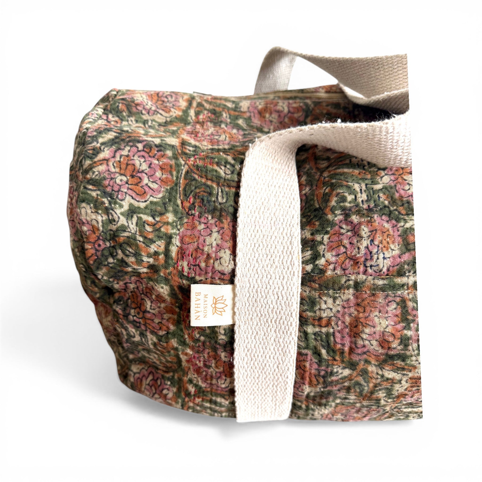 Sac Week-end en Tissu Indien Kantha Alphonse