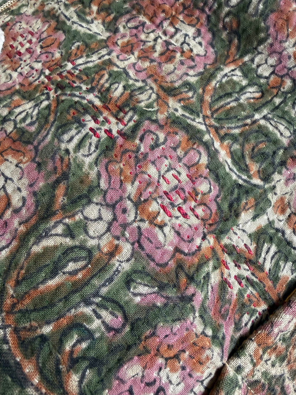 Sac Week-end en Tissu Indien Kantha Alphonse