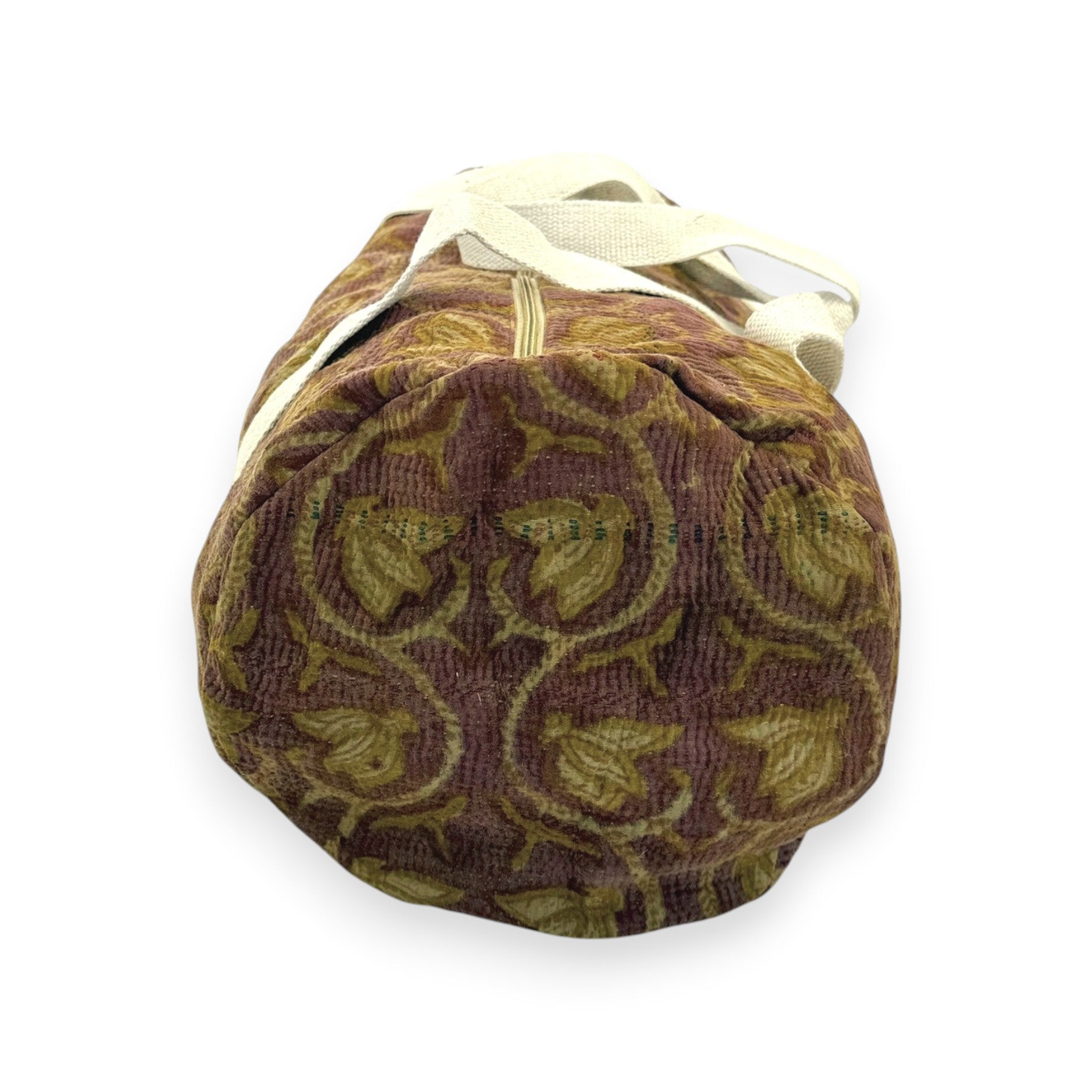 Sac week-end femme Kantha Bagru en coton artisanal vintage sac de voyage bohème Maison Bahan