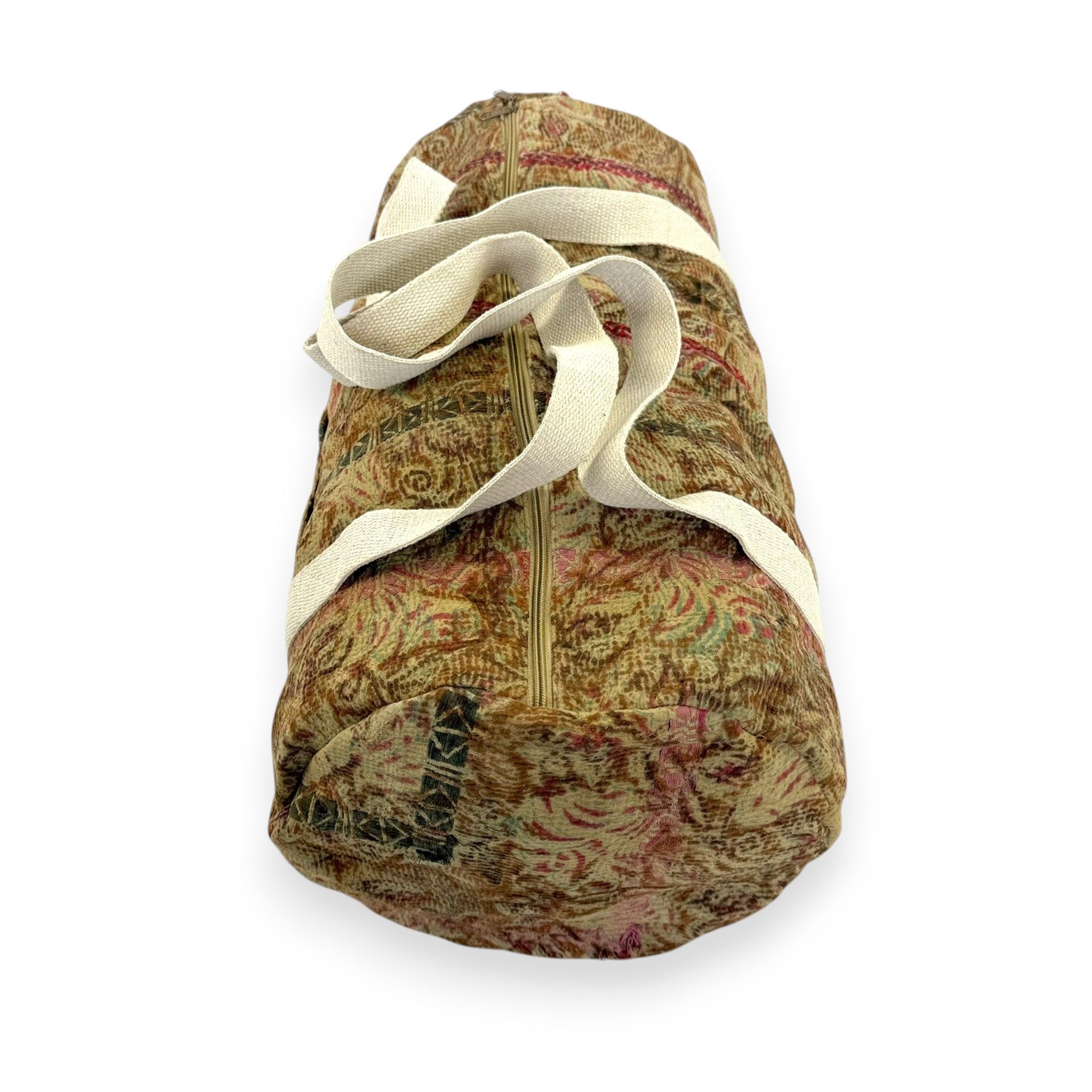 Sac week-end femme Kantha Bagru en coton artisanal vintage sac de voyage bohème Maison Bahan