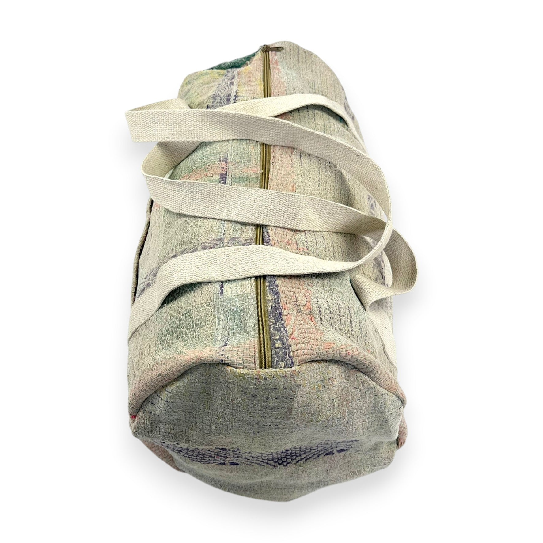 Sac week-end femme Kantha Bagru en coton artisanal vintage sac de voyage bohème Maison Bahan