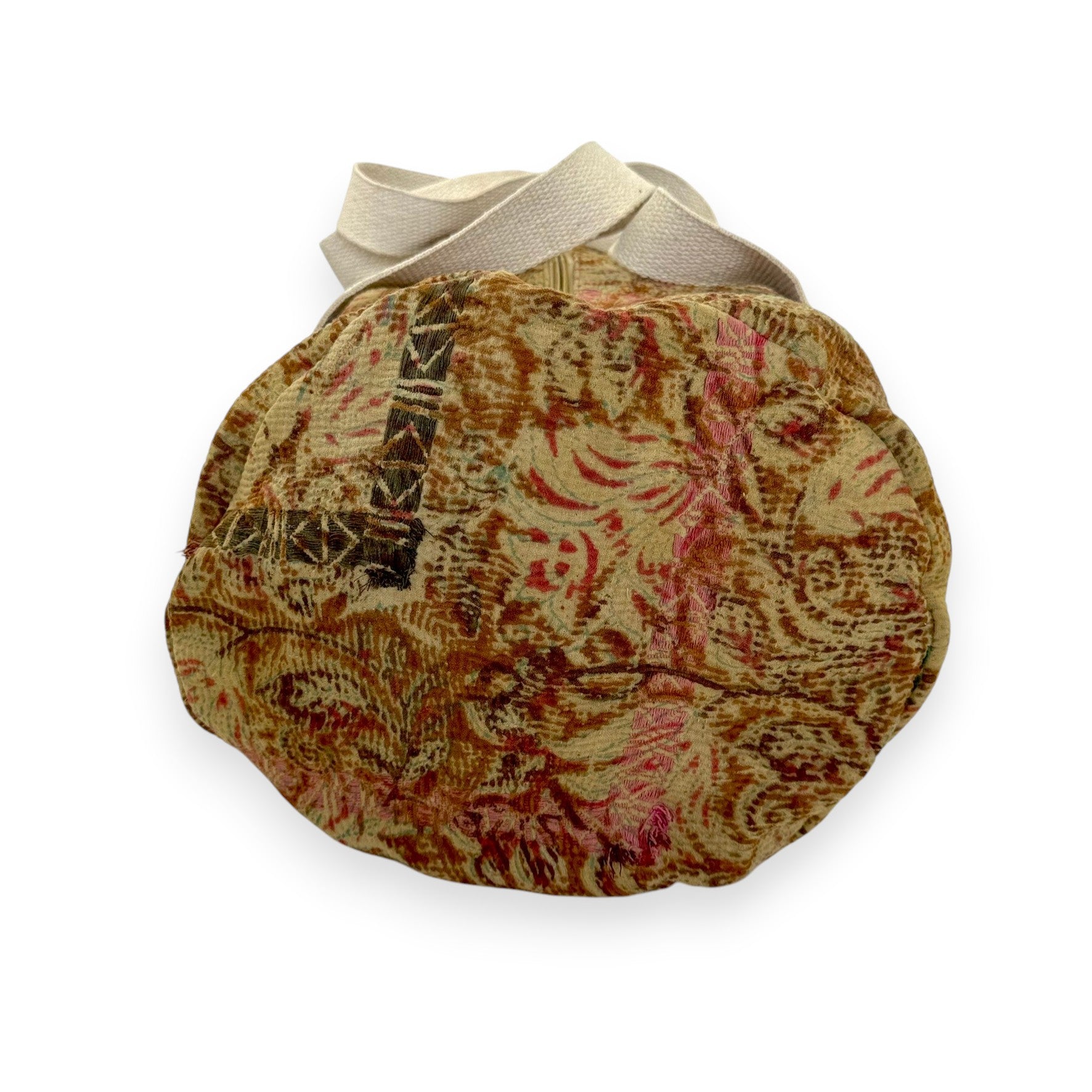 Sac week-end femme Kantha Bagru en coton artisanal vintage sac de voyage bohème Maison Bahan