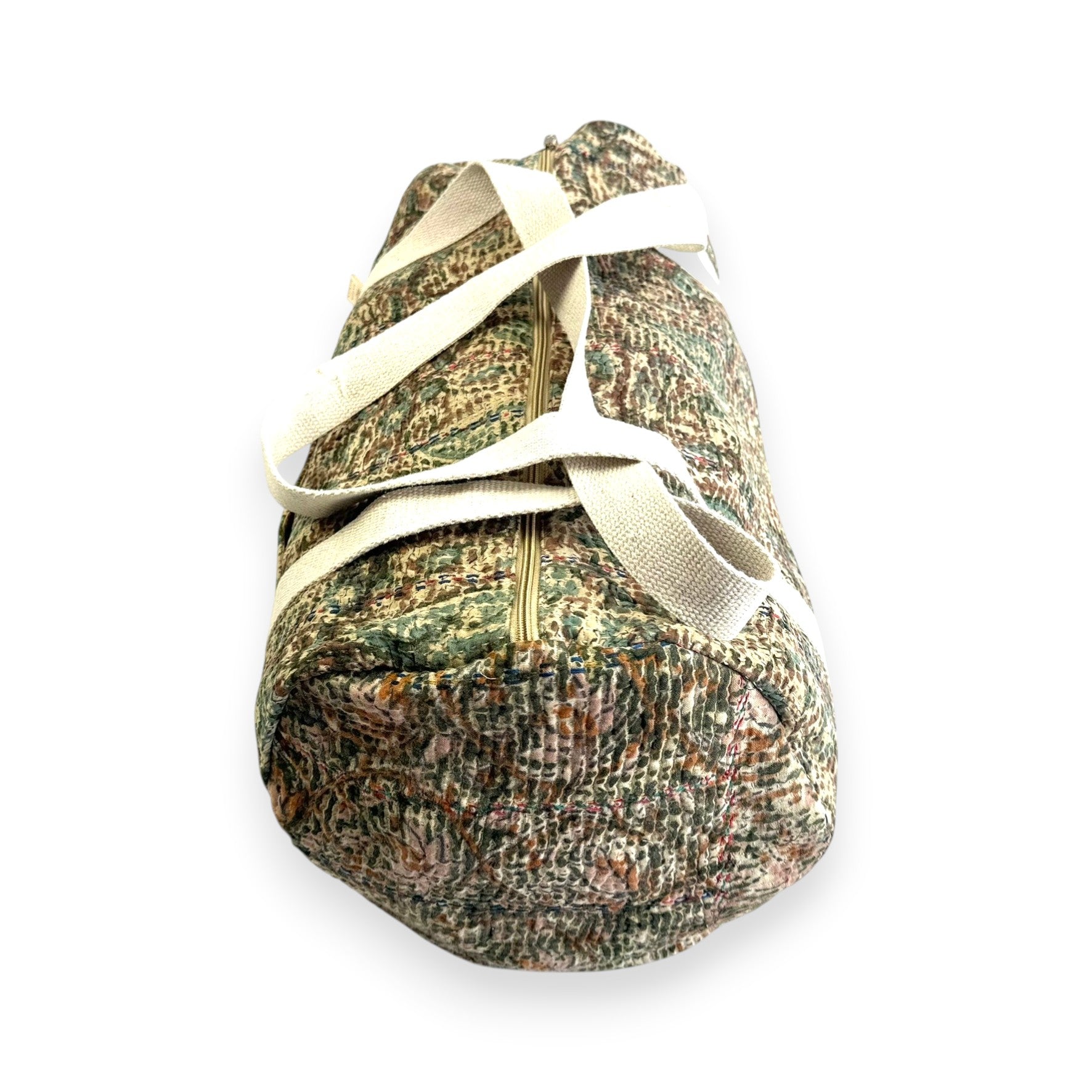 Sac week-end femme Kantha Bagru en coton artisanal vintage sac de voyage bohème Maison Bahan