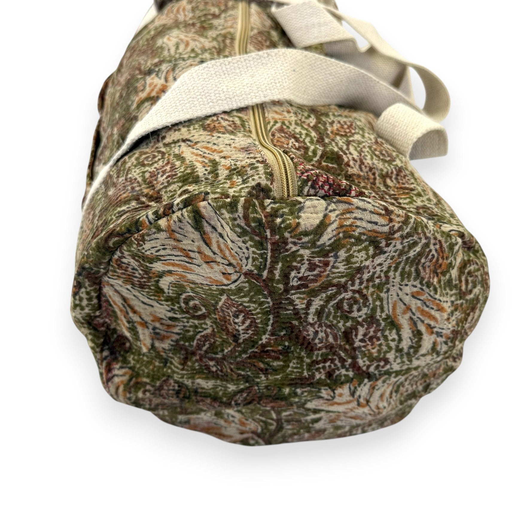Sac week-end femme Kantha Bagru en coton artisanal vintage sac de voyage bohème Maison Bahan