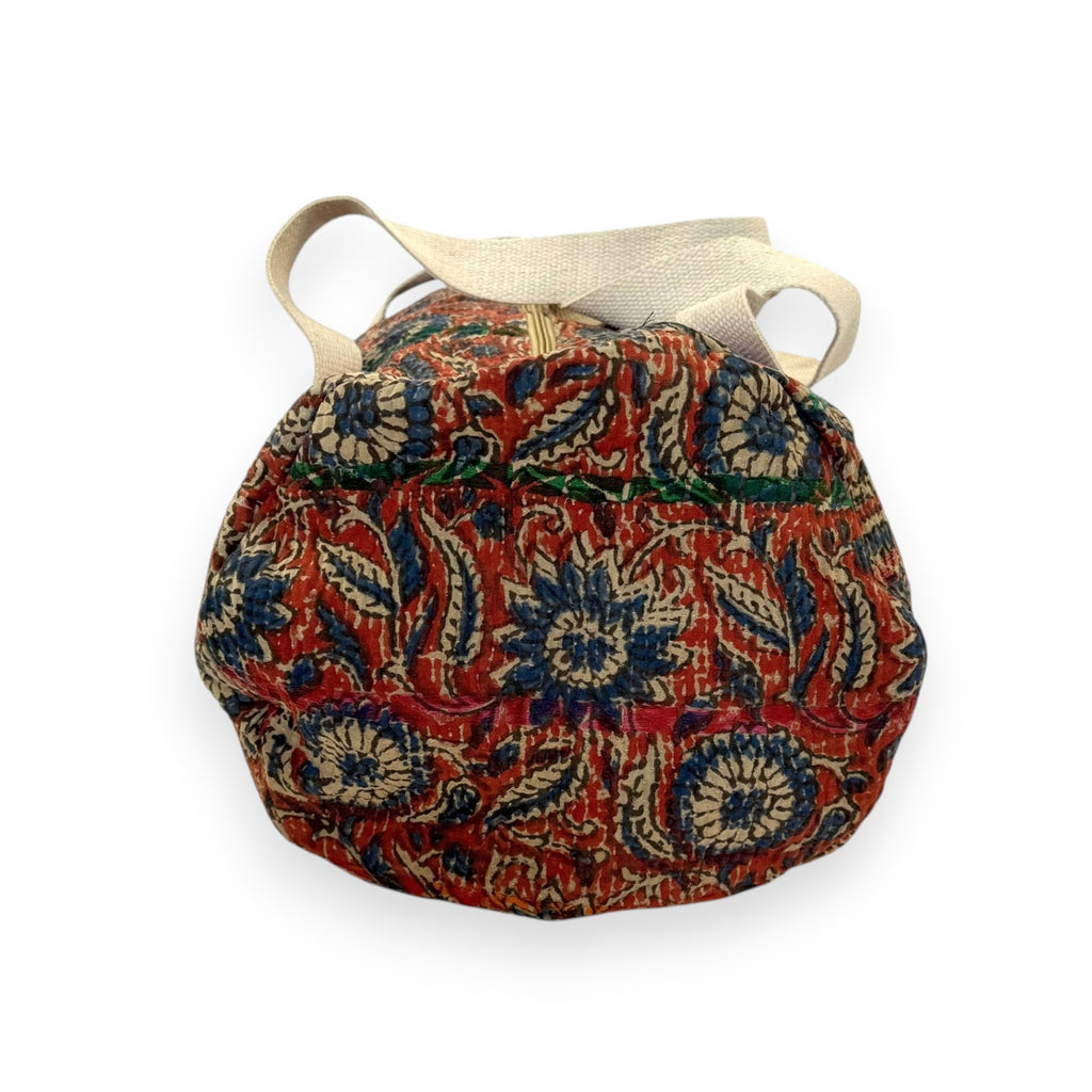 Sac week-end femme Kantha Bagru en coton artisanal vintage sac de voyage bohème Maison Bahan