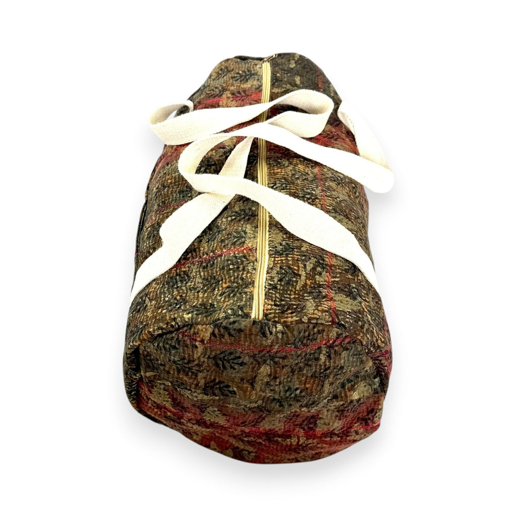 Sac week-end femme Kantha Bagru en coton artisanal vintage sac de voyage bohème Maison Bahan