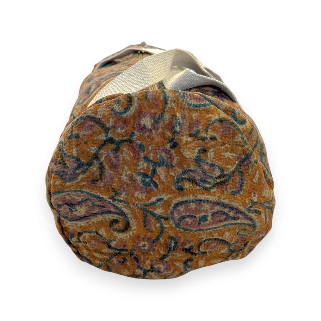 Sac week-end femme Kantha Bagru en coton artisanal vintage sac de voyage bohème Maison Bahan