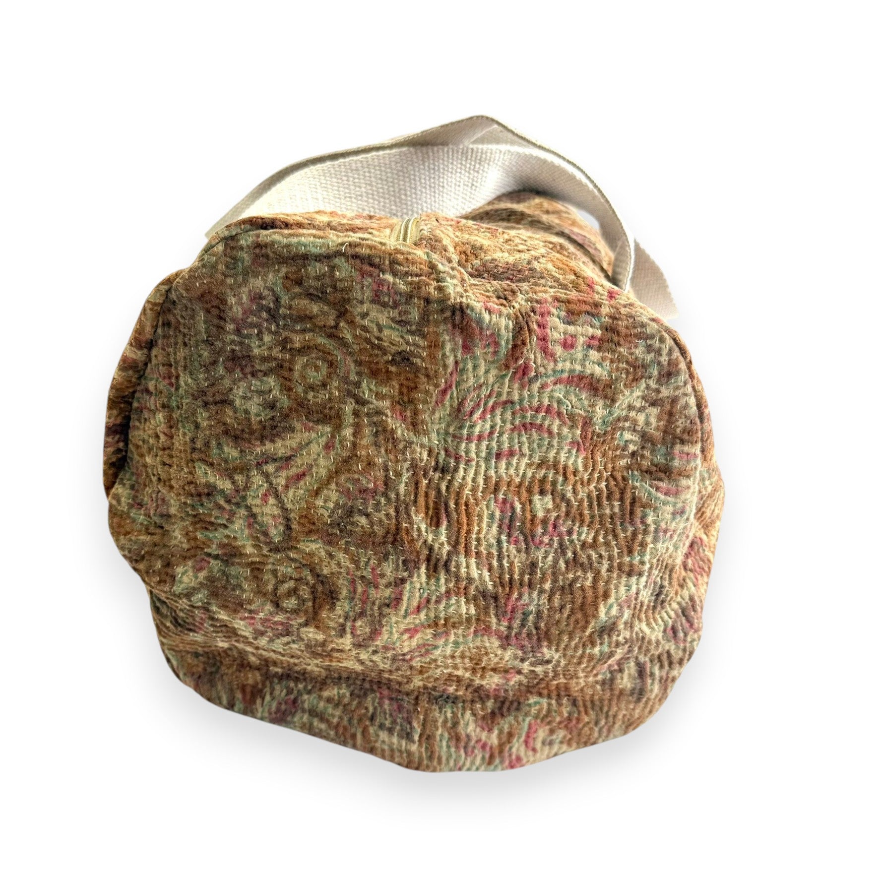 Sac week-end femme Kantha Bagru en coton artisanal vintage sac de voyage bohème Maison Bahan