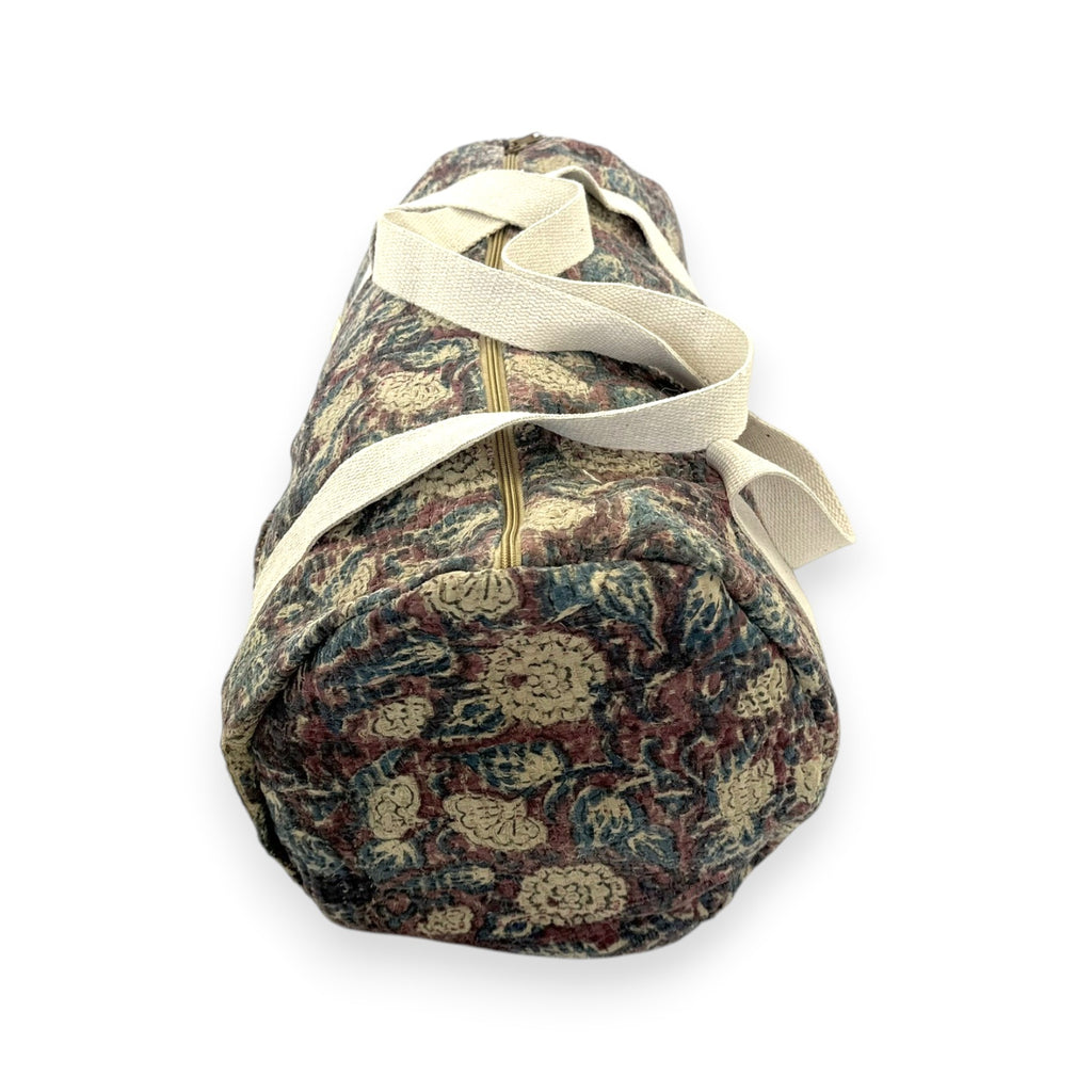 Sac week-end femme Kantha Bagru en coton artisanal vintage sac de voyage bohème Maison Bahan
