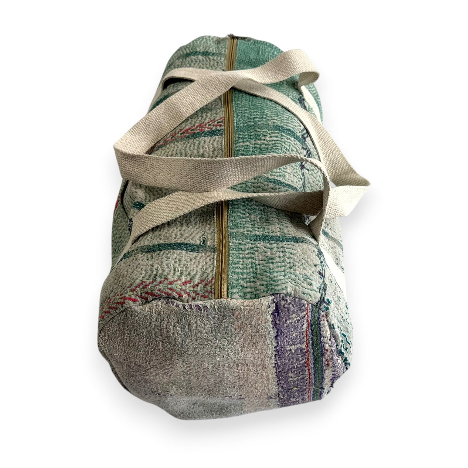 Sac week-end femme Kantha Bagru en coton artisanal vintage sac de voyage bohème Maison Bahan