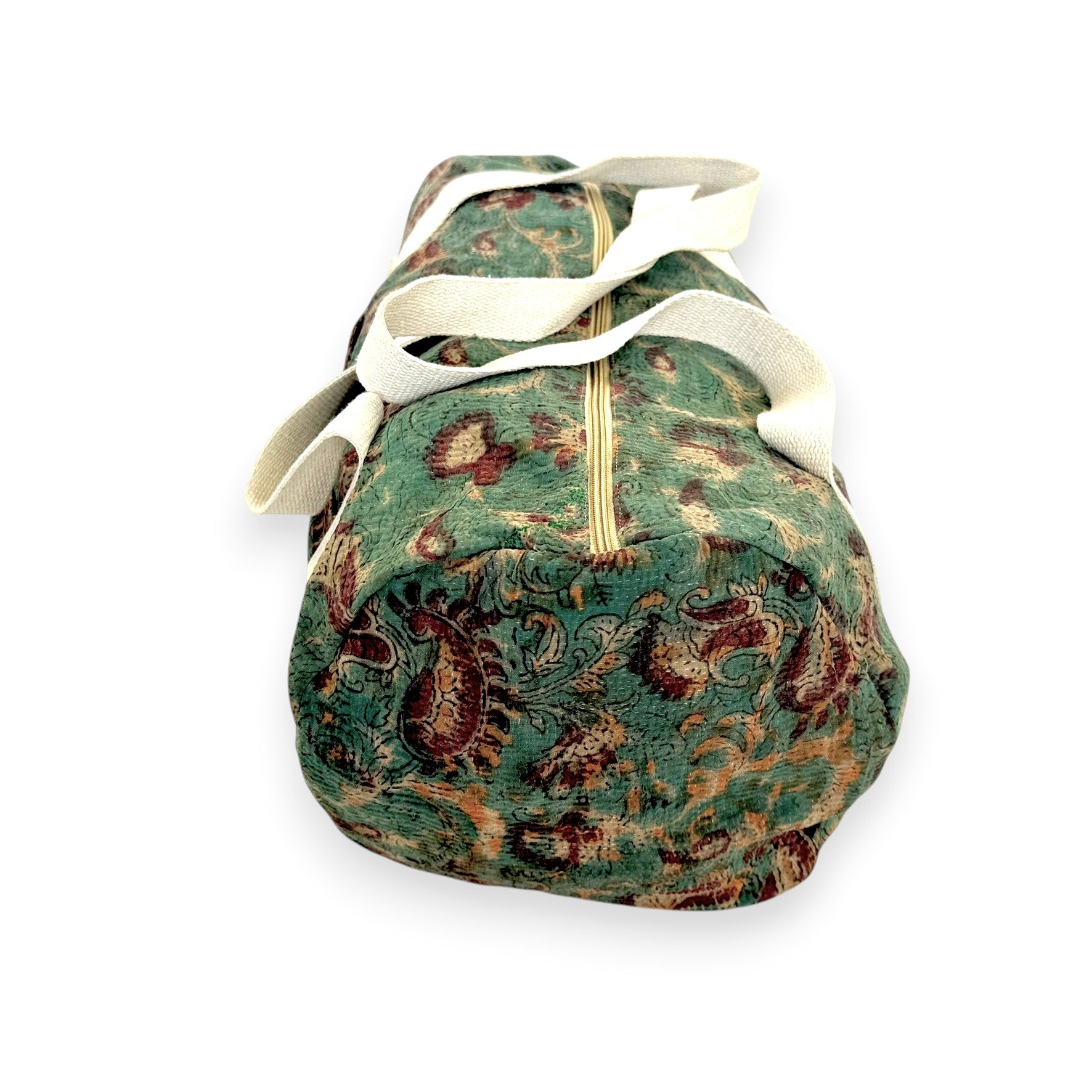 Sac week-end femme Kantha Bagru en coton artisanal vintage sac de voyage bohème Maison Bahan