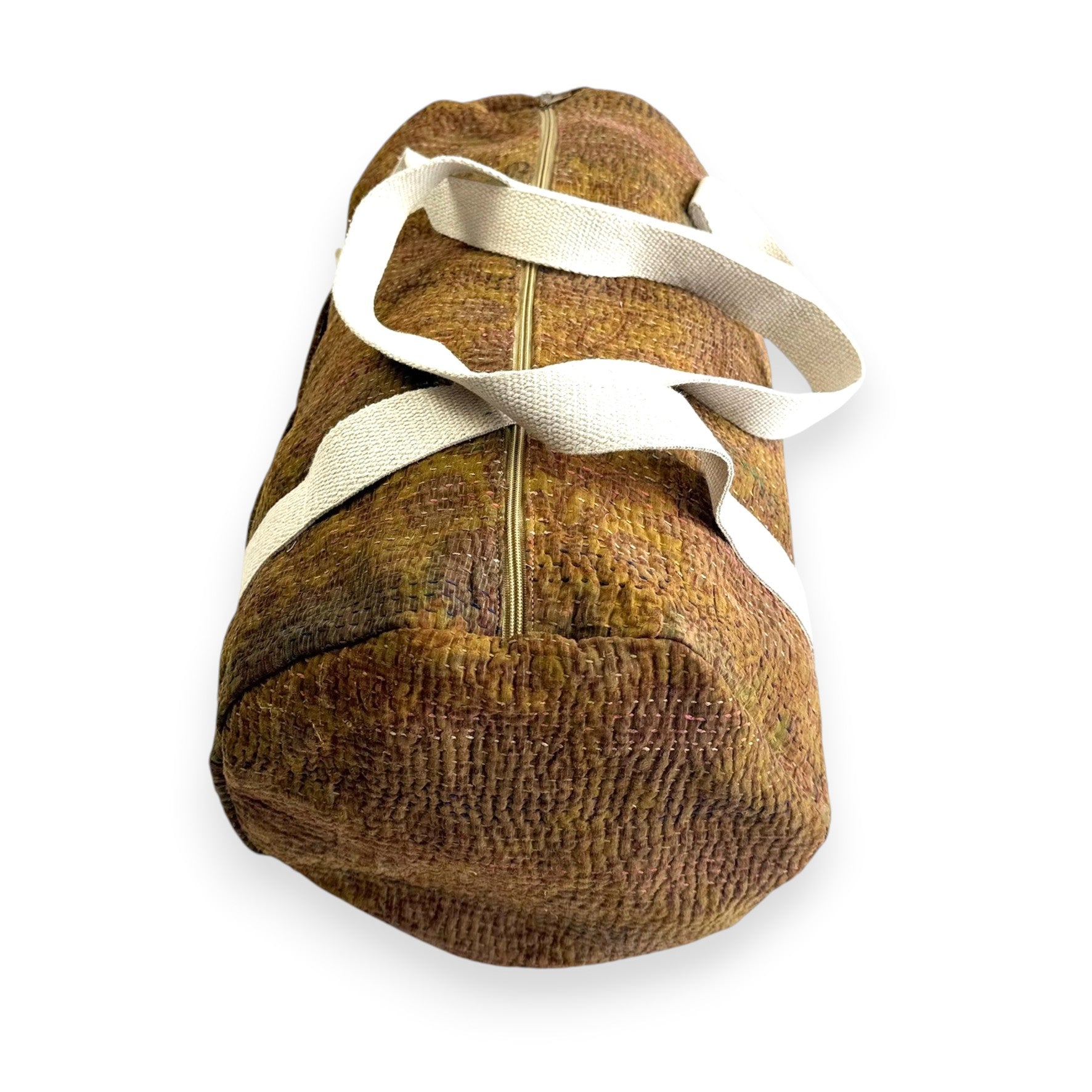 Sac week-end femme Kantha Bagru en coton artisanal vintage sac de voyage bohème Maison Bahan