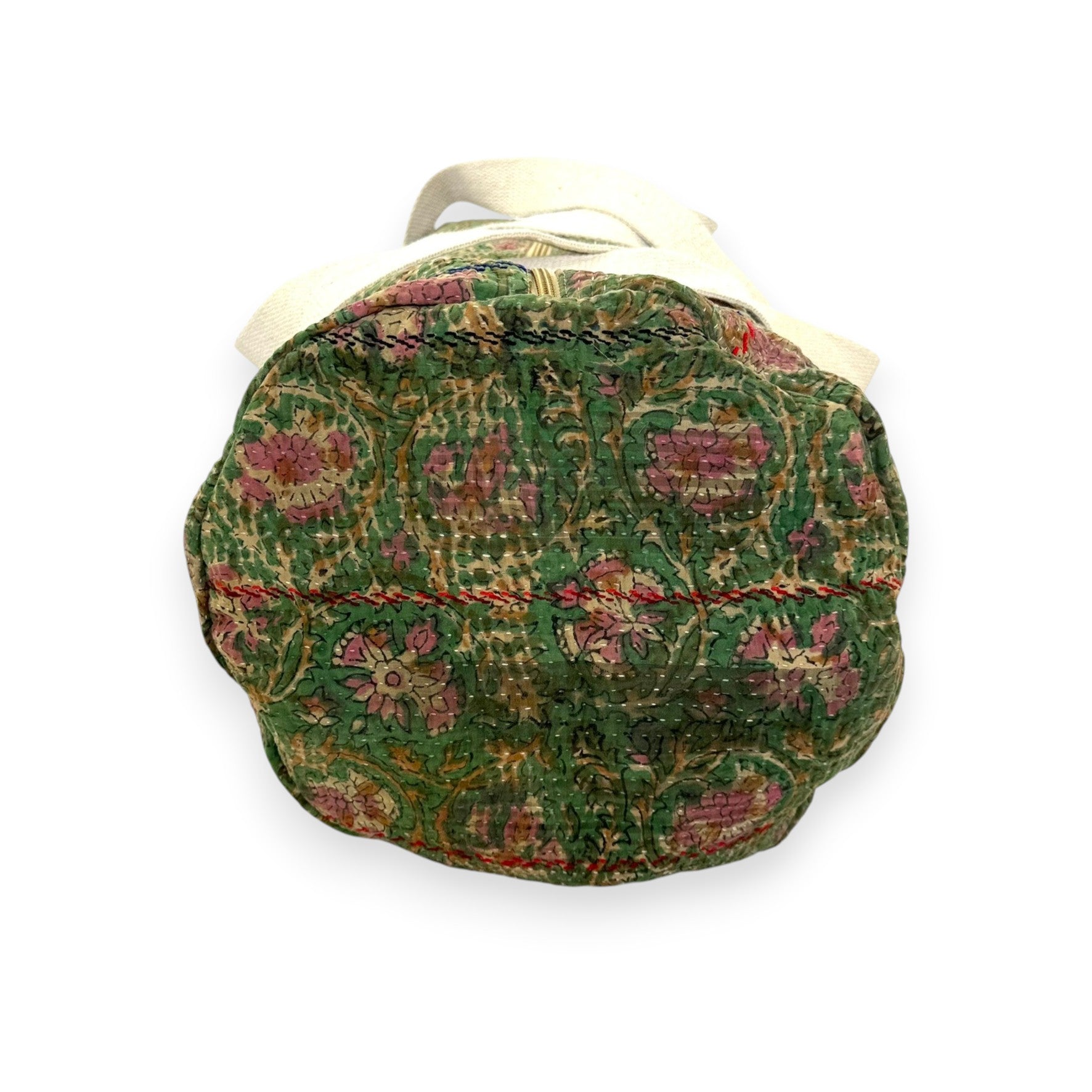 Sac week-end femme Kantha Bagru en coton artisanal vintage sac de voyage bohème Maison Bahan