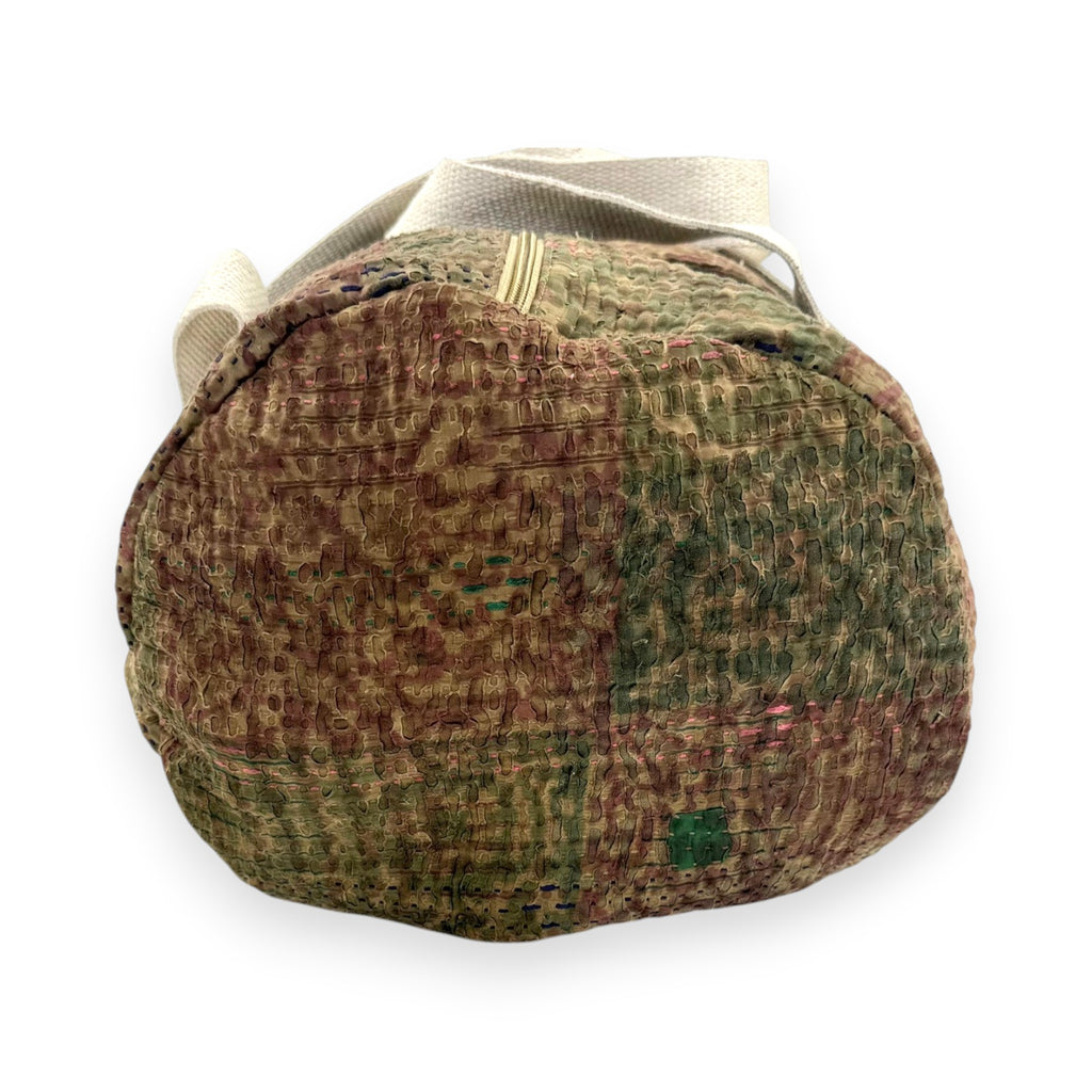 Sac week-end femme Kantha Bagru en coton artisanal vintage sac de voyage bohème Maison Bahan