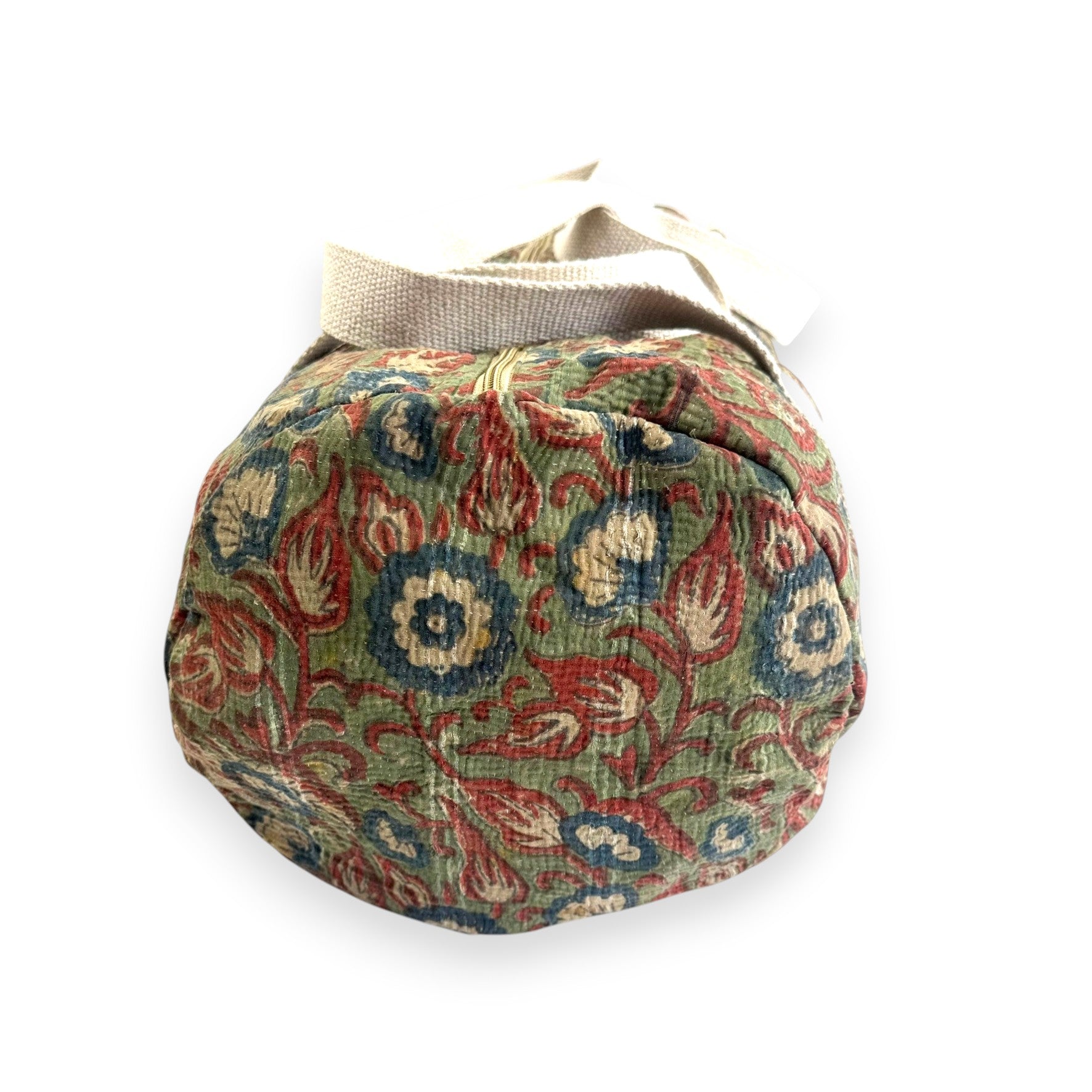Sac week-end femme Kantha Bagru en coton artisanal vintage sac de voyage bohème Maison Bahan