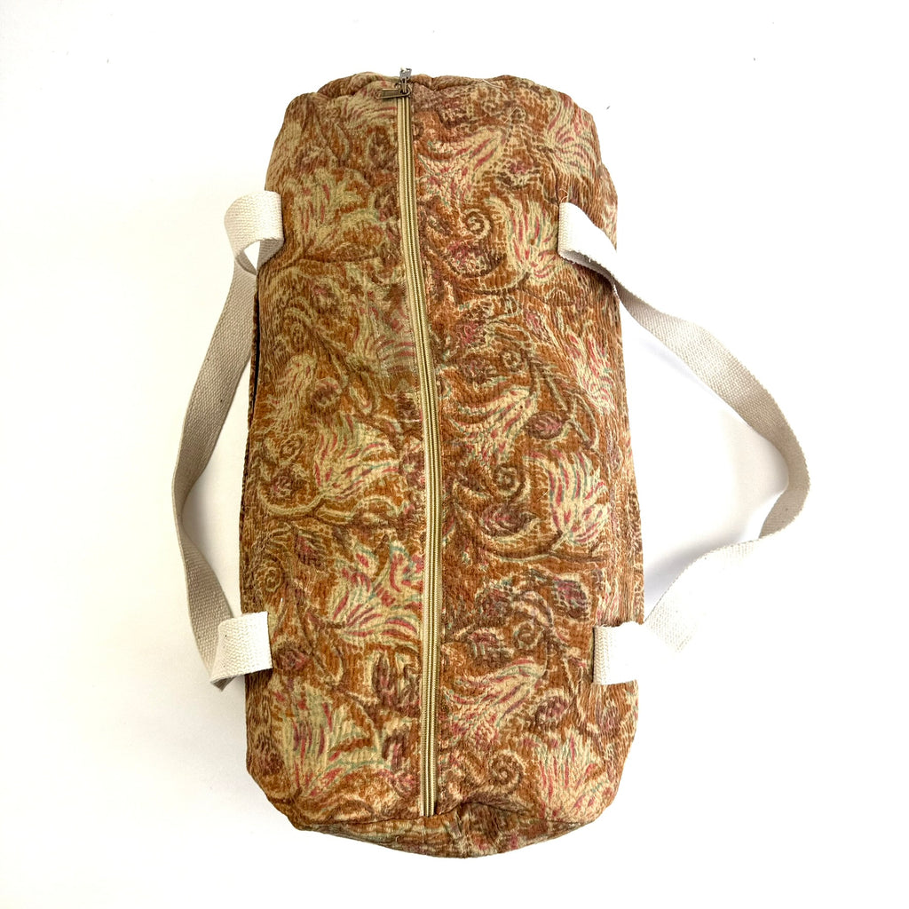 Sac week-end femme Kantha Bagru en coton artisanal vintage sac de voyage bohème Maison Bahan