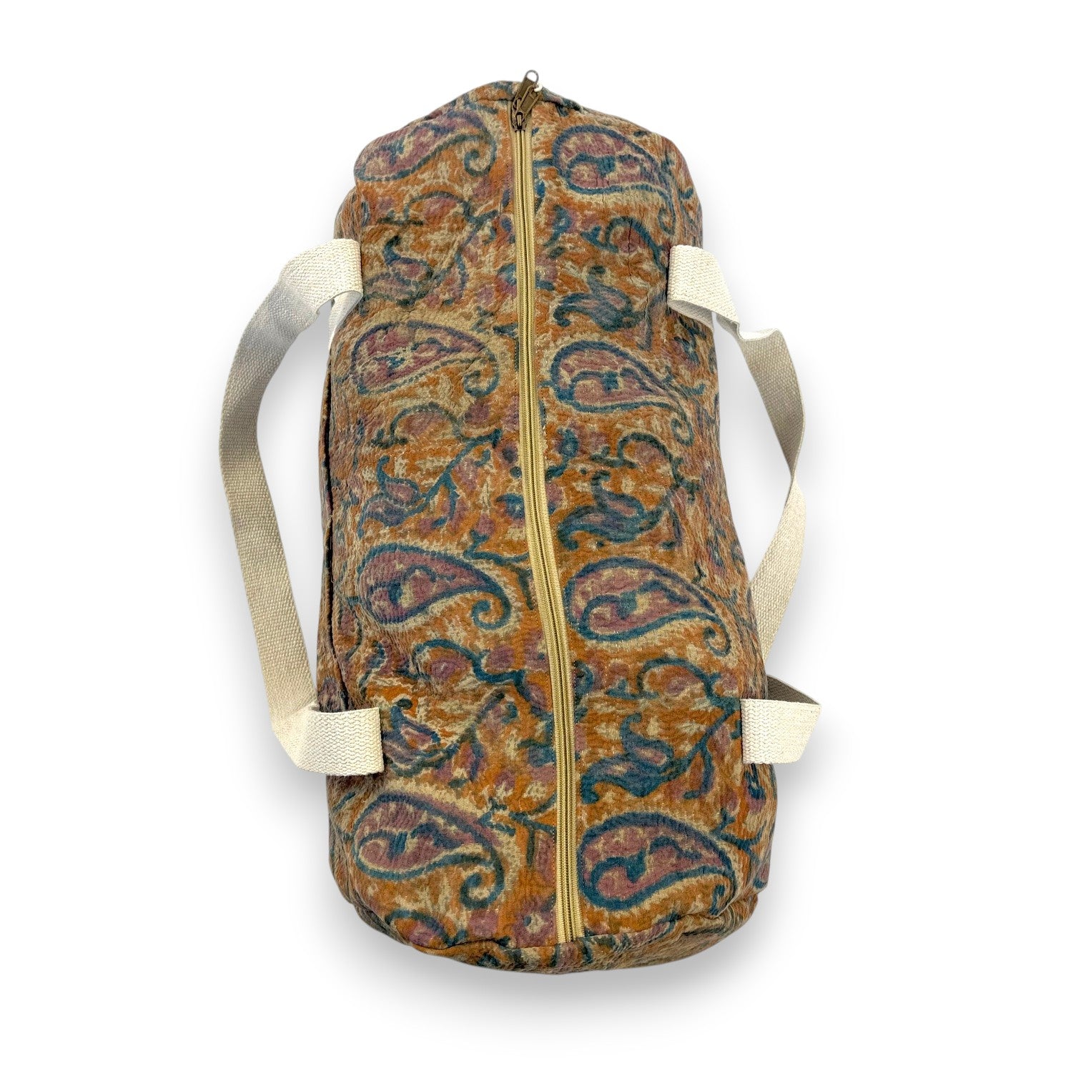 Sac week-end femme Kantha Bagru en coton artisanal vintage sac de voyage bohème Maison Bahan