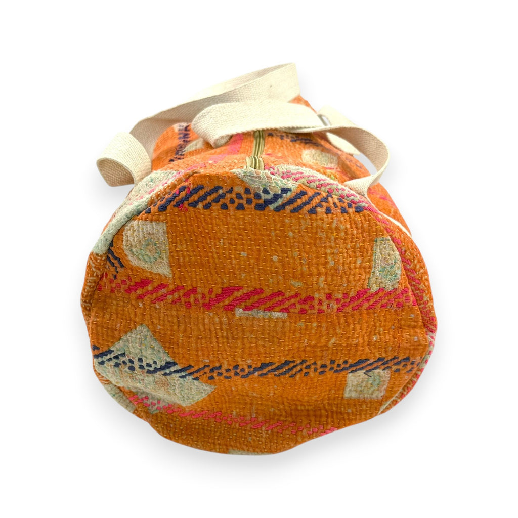 Sac week-end femme Kantha Bagru en coton artisanal vintage sac de voyage bohème Maison Bahan
