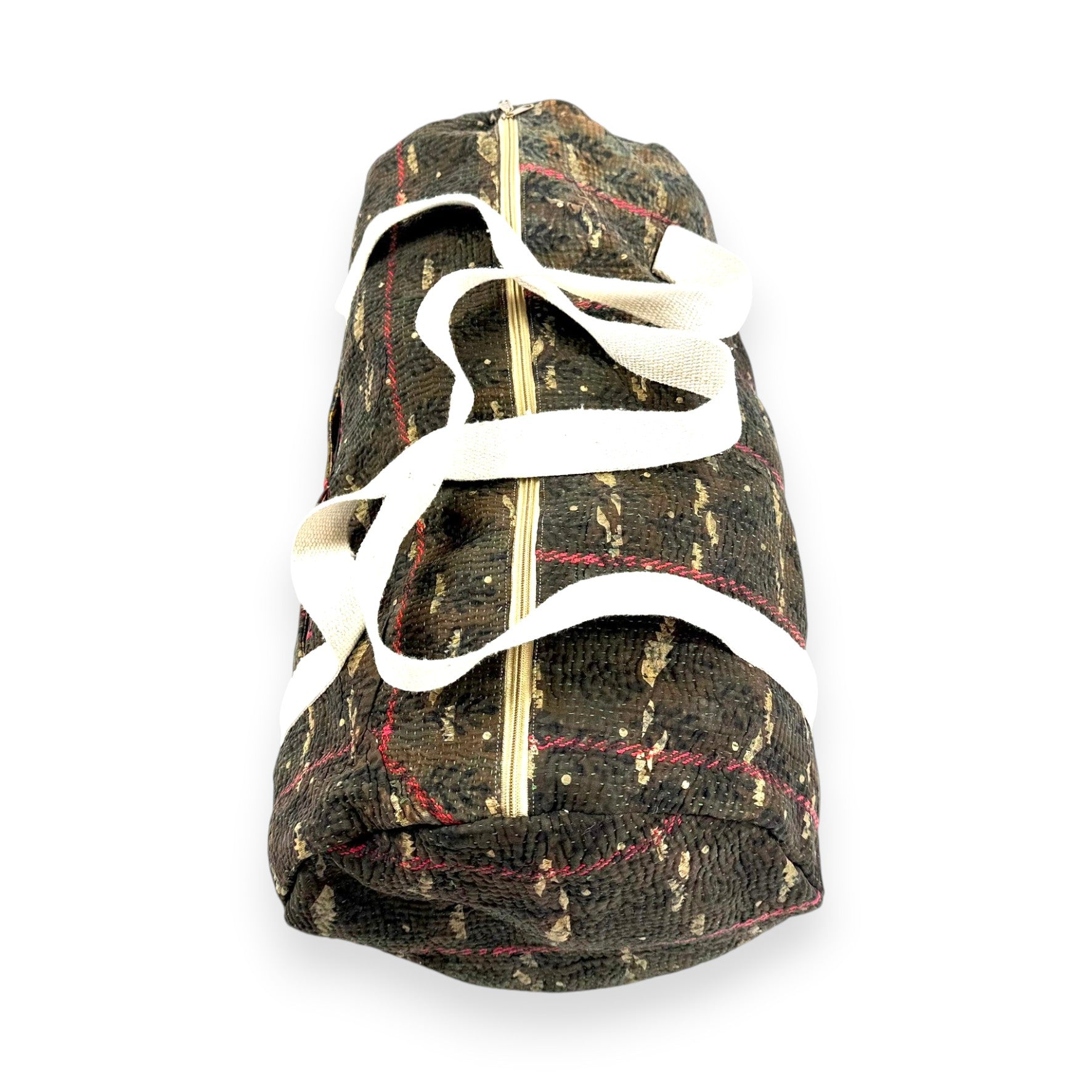 Sac week-end femme Kantha Bagru en coton artisanal vintage sac de voyage bohème Maison Bahan
