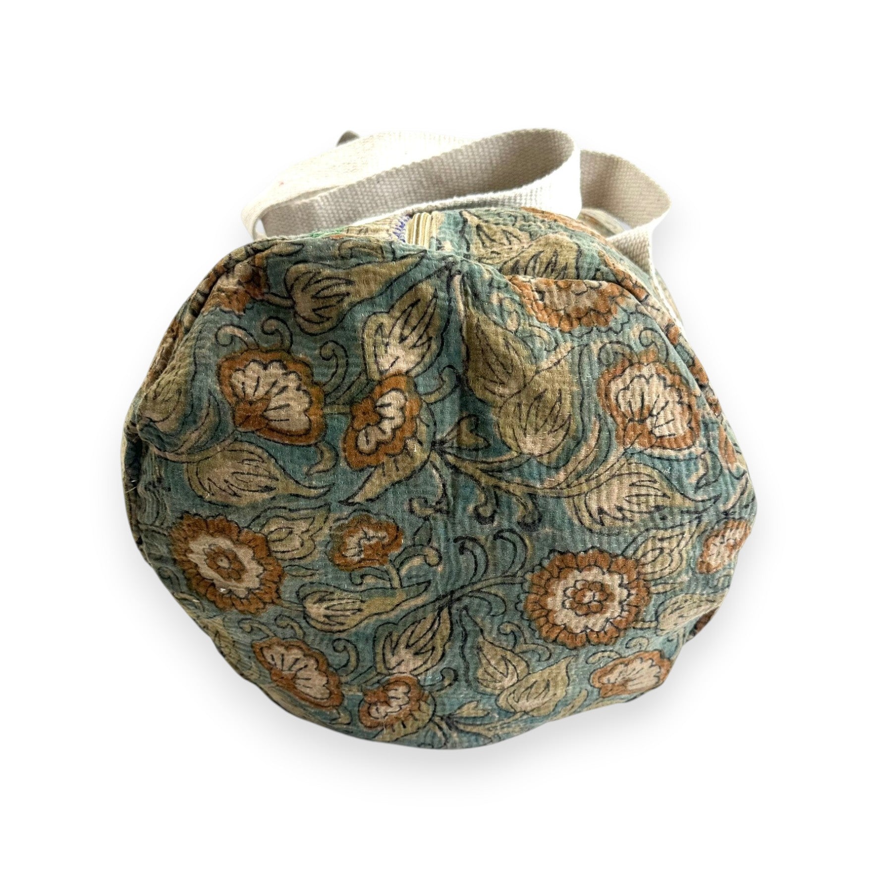 Sac week-end femme Kantha Bagru en coton artisanal vintage sac de voyage bohème Maison Bahan