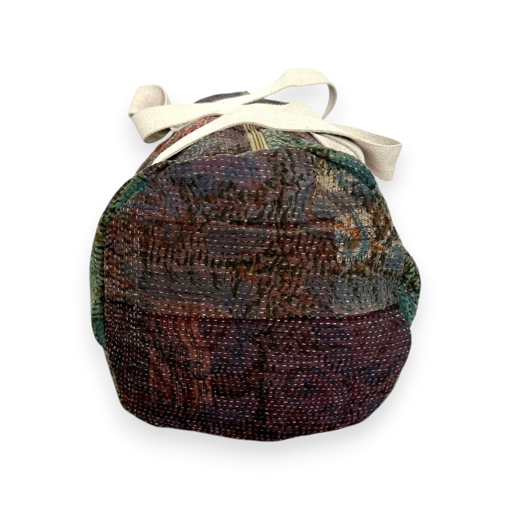 Sac week-end femme Kantha Bagru en coton artisanal vintage sac de voyage bohème Maison Bahan