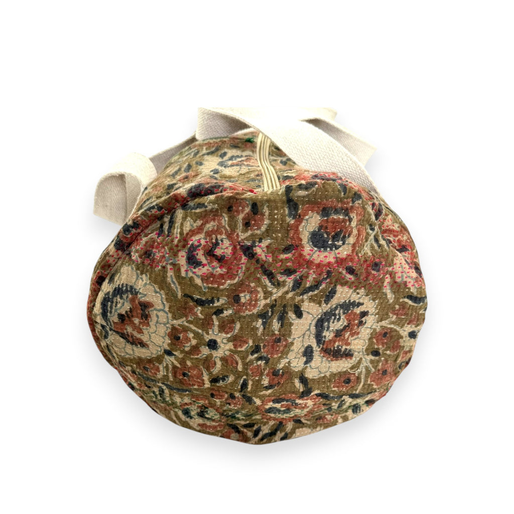 Sac week-end femme Kantha Bagru en coton artisanal vintage sac de voyage bohème Maison Bahan