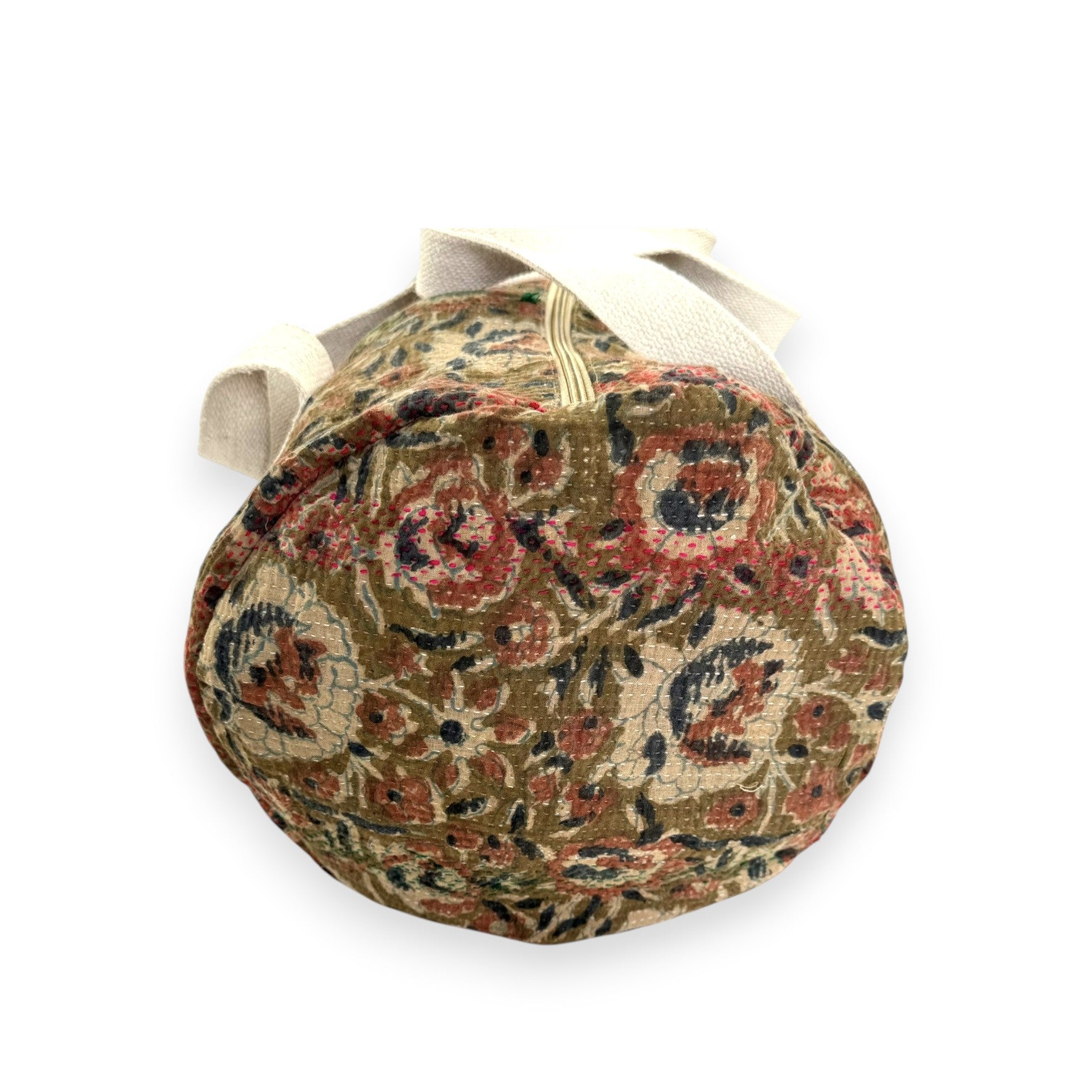 Sac week-end femme Kantha Bagru en coton artisanal vintage sac de voyage bohème Maison Bahan