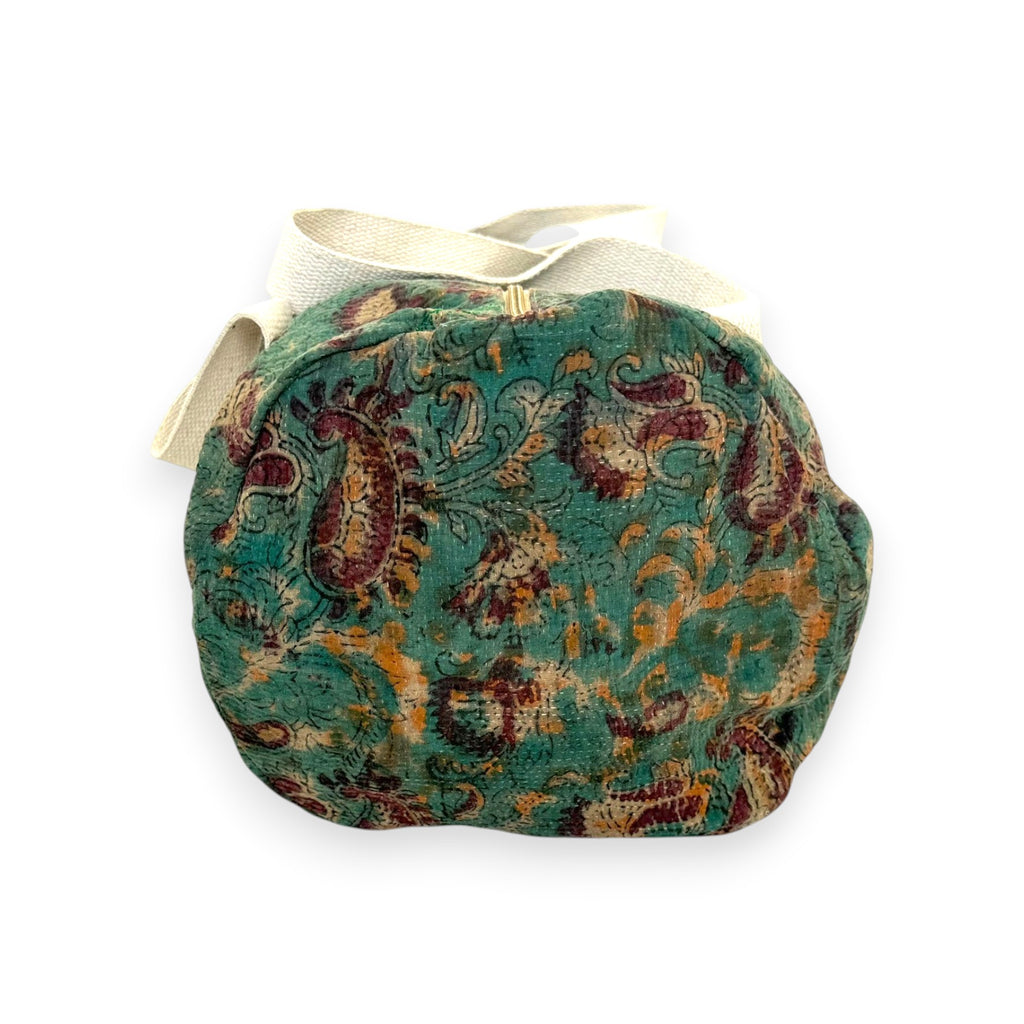 Sac week-end femme Kantha Bagru en coton artisanal vintage sac de voyage bohème Maison Bahan