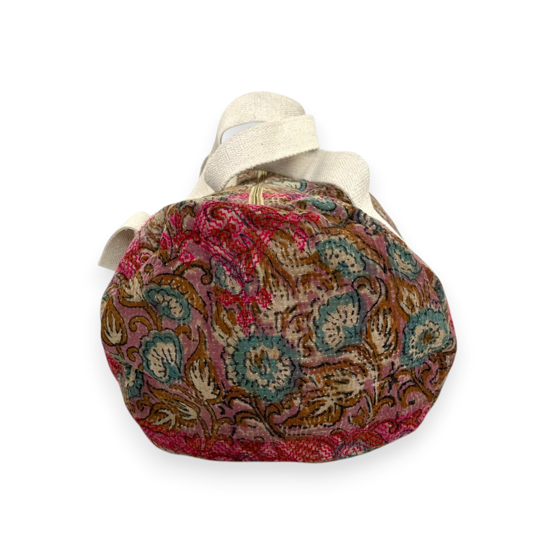 Sac week-end femme Kantha Bagru en coton artisanal vintage sac de voyage bohème Maison Bahan