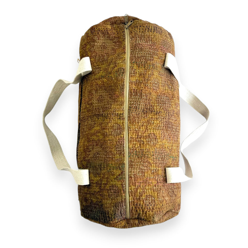 Sac week-end femme Kantha Bagru en coton artisanal vintage sac de voyage bohème Maison Bahan