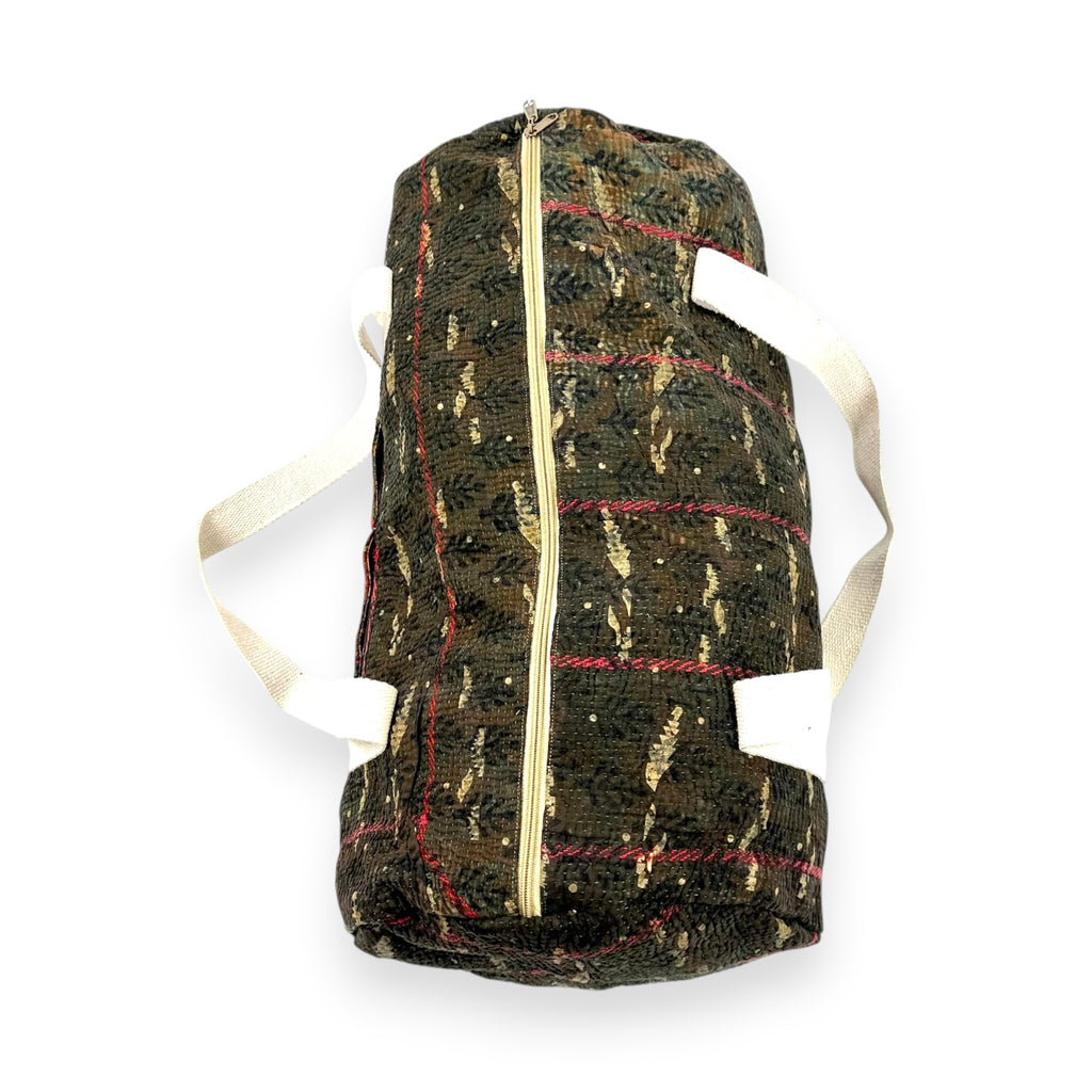 Sac week-end femme Kantha Bagru en coton artisanal vintage sac de voyage bohème Maison Bahan