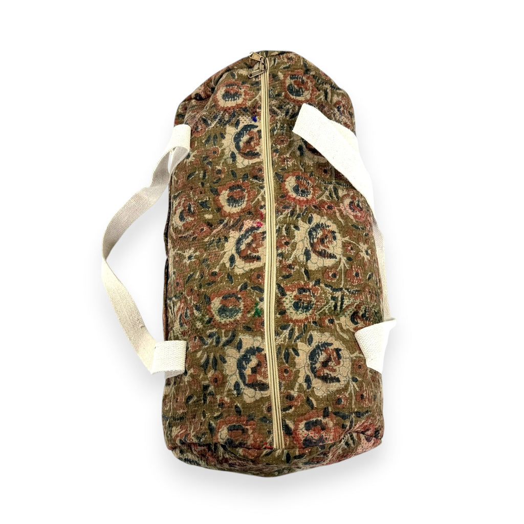 Sac week-end femme Kantha Bagru en coton artisanal vintage sac de voyage bohème Maison Bahan