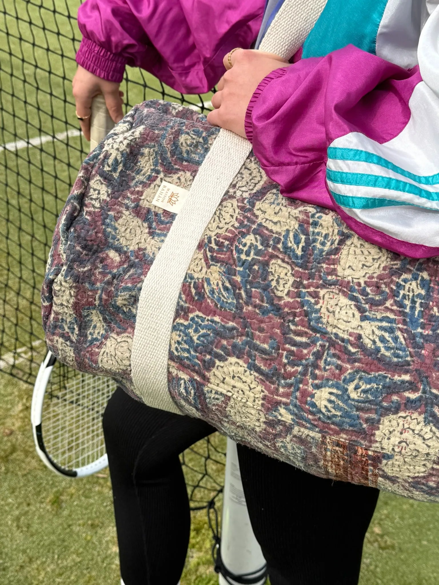 Sac Week-end en Tissu Indien Kantha Aksel