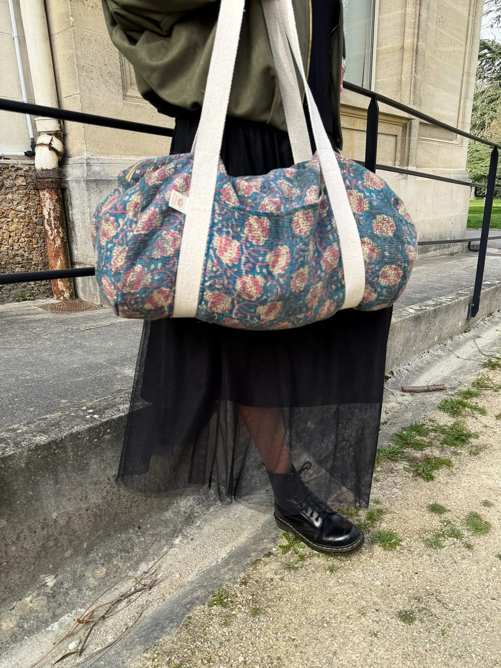 Sac Week-end en Tissu Indien Kantha Alva