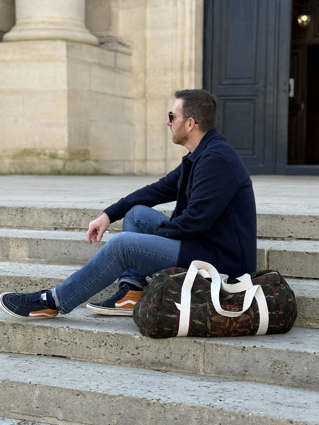 Sac Week-end en Tissu Indien Kantha Amias