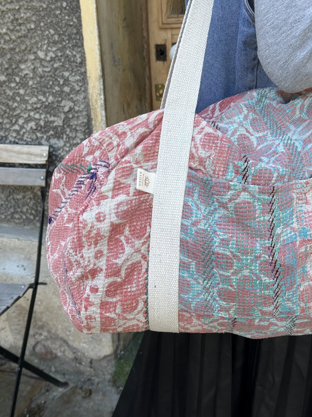Sac Week-end en Tissu Indien Kantha Anatole