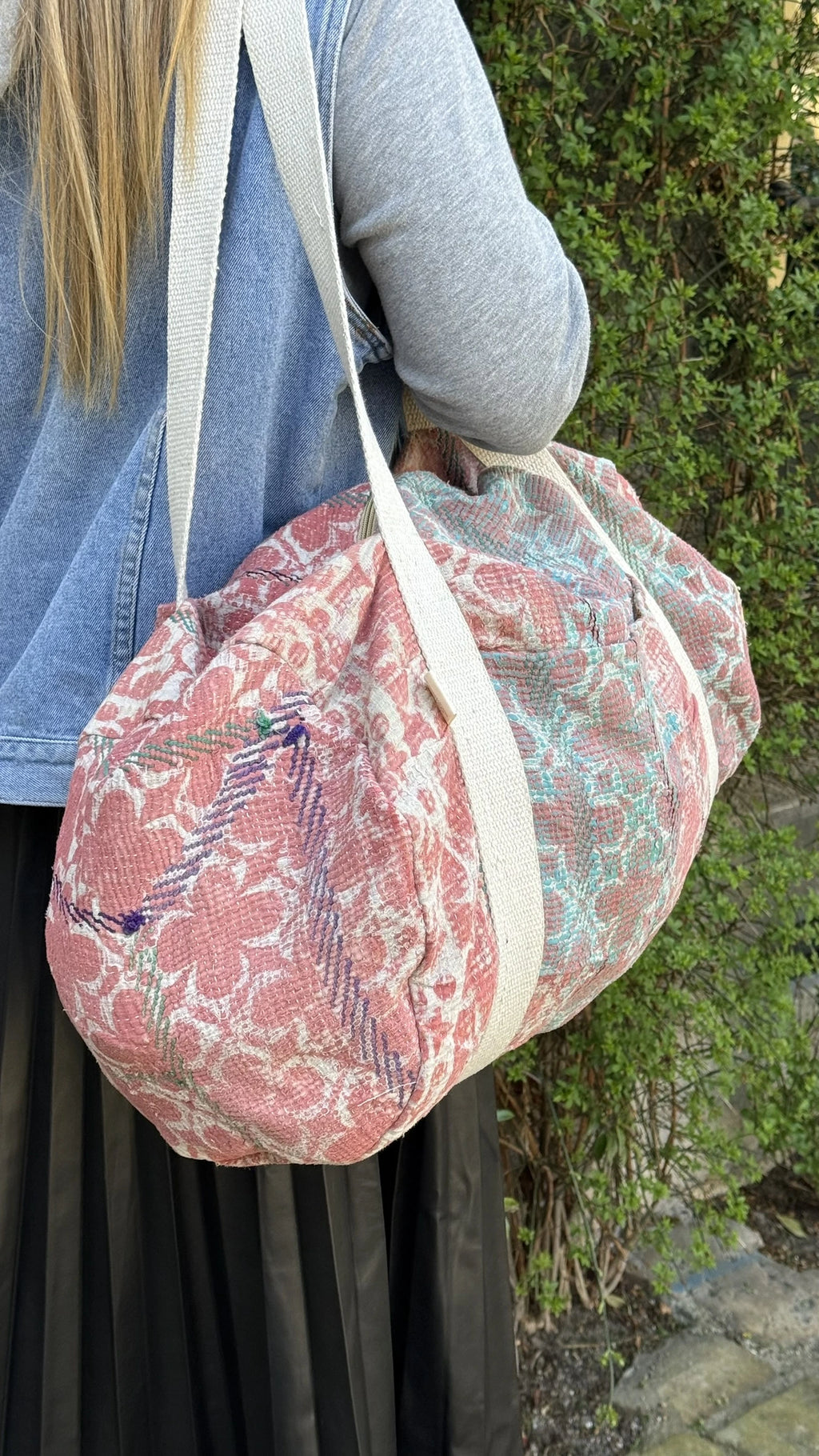 Sac Week-end en Tissu Indien Kantha Anatole
