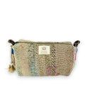 Trousse toilette maquillage Kantha Bagru en coton artisanal vintage accessoire yoga bohème femme Maison Bahan