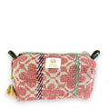 Trousse toilette maquillage Kantha Bagru en coton artisanal vintage accessoire yoga bohème femme Maison Bahan