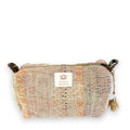 Trousse toilette maquillage Kantha Bagru en coton artisanal vintage accessoire yoga bohème femme Maison Bahan