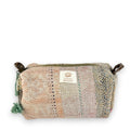 Trousse toilette maquillage Kantha Bagru en coton artisanal vintage accessoire yoga bohème femme Maison Bahan