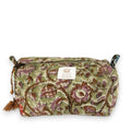Trousse toilette maquillage Kantha Bagru en coton artisanal vintage accessoire yoga bohème femme Maison Bahan