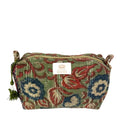 Trousse toilette maquillage Kantha Bagru en coton artisanal vintage accessoire yoga bohème femme Maison Bahan
