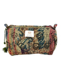 Trousse toilette maquillage Kantha Bagru en coton artisanal vintage accessoire yoga bohème femme Maison Bahan